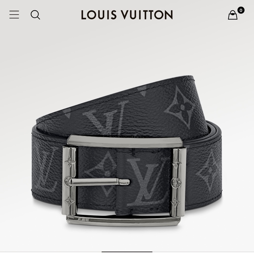 Authentic Louis Vuitton Uptown Reversible Belt